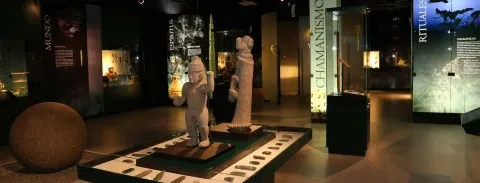 Una veduta di una statua in uno dei musei del Costa Rica