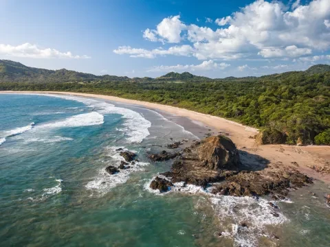 Paesaggio tropicale del Parco Nazionale Marino di Las Baulas